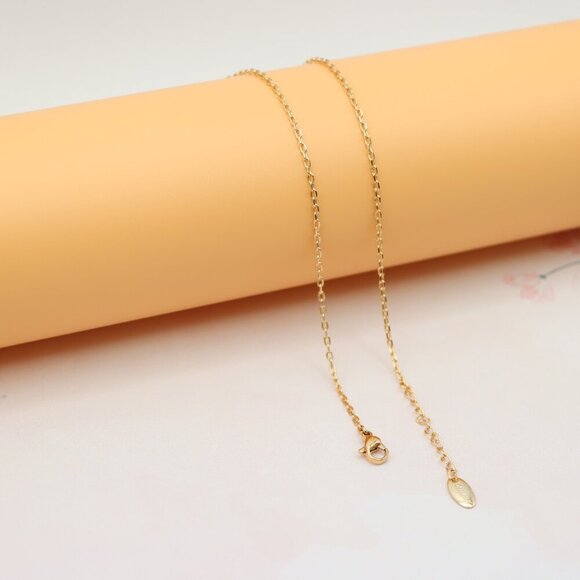 "Double-Layered Rose Gold Necklace with Sparkling Star Charms, XPNL0152 - Picture 14 of 14